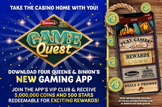 New My Four Queens Gaming App